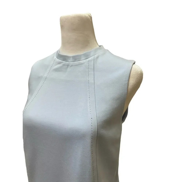 J. McLaughlin Alicia Sleeveless A-Line Dress Steel Blue Knee Length Sz Small NWT - Picture 3 of 8